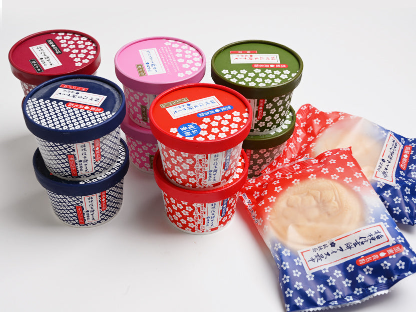 桔梗屋_全フレーバーセット（12個入り）｜ご当地アイス通販｜あいぱく