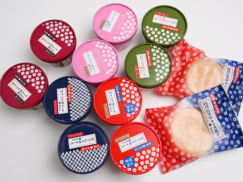 桔梗屋_全フレーバーセット（12個入り）｜ご当地アイス通販｜あいぱく