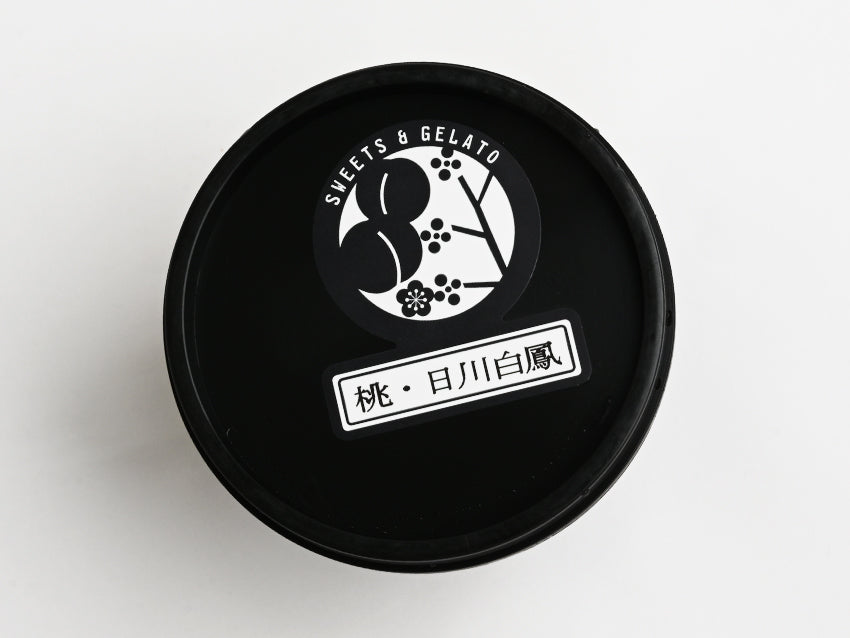 桃ジェラート 日川白鳳｜ご当地アイス通販｜あいぱくONLINE